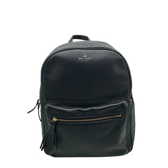 Kate Spade Black Pebbled Leather Chester Street Aveline Backpack main image 5